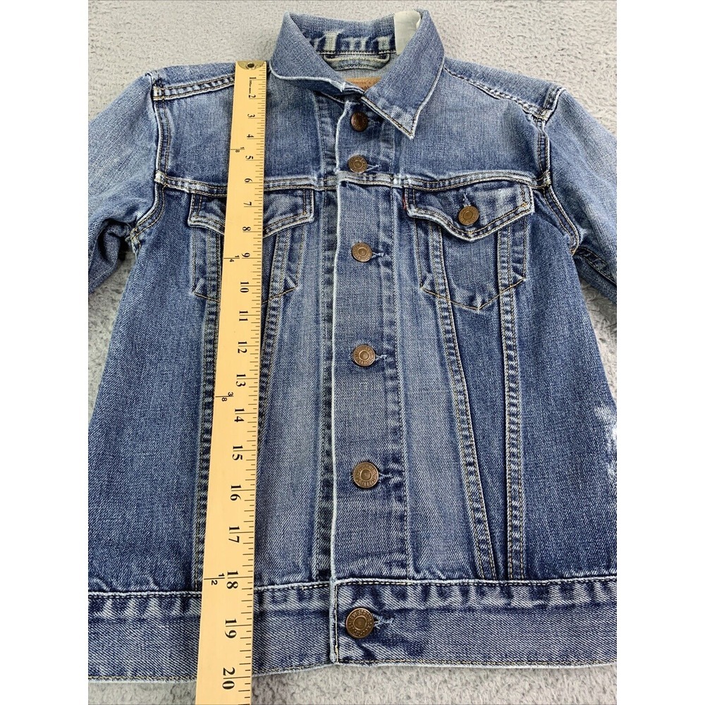Levis Jacket Womens Size Small Vintage Distressed‎ Vintage IRREGULAR Stamped - Picture 3 of 14